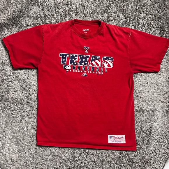 Texas Rangers Majestic Shirt - Picture 2 of 4